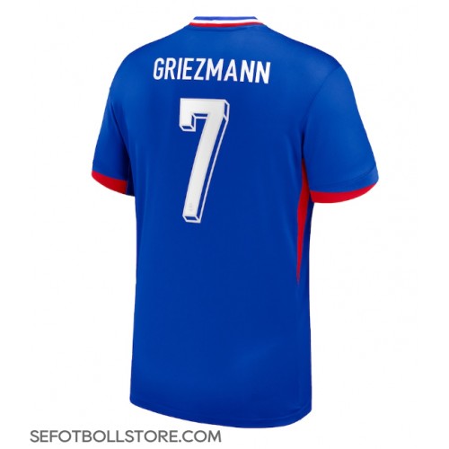 Frankrike Antoine Griezmann #7 Replika Hemmatröja EM 2024 Kortärmad